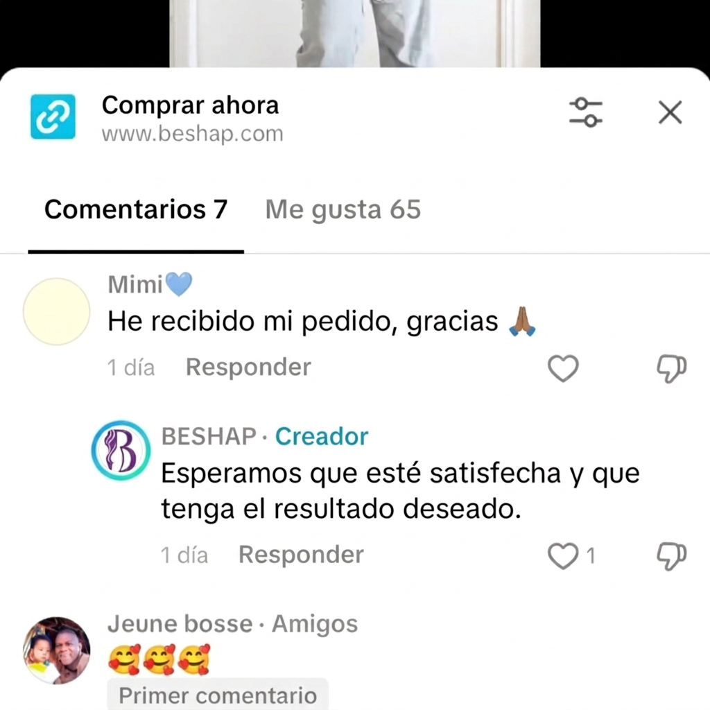 Testimonio original de una clienta Beshap 2