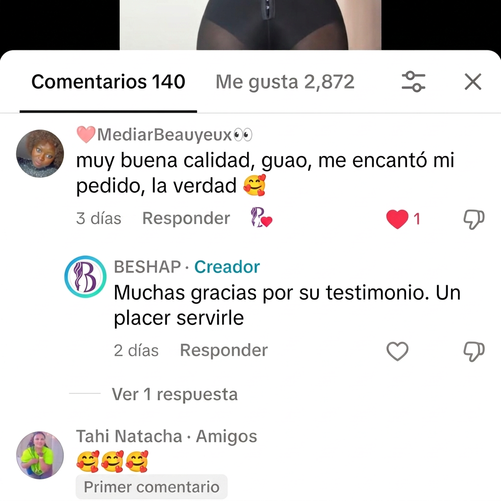 Testimonio original de una clienta Beshap 6