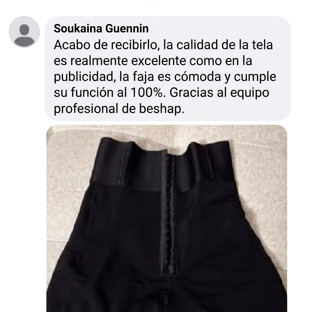 Testimonio original de una clienta Beshap 8