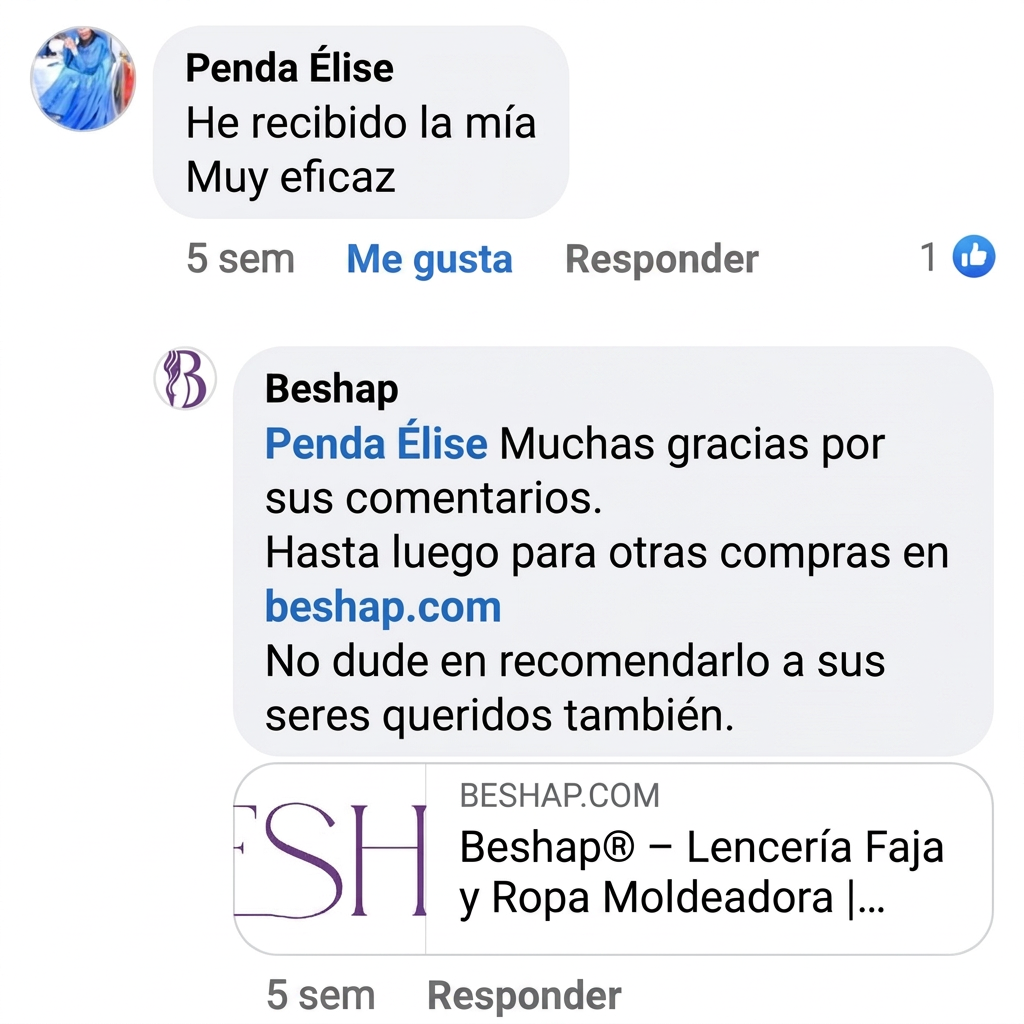 Testimonio original de una clienta Beshap 9