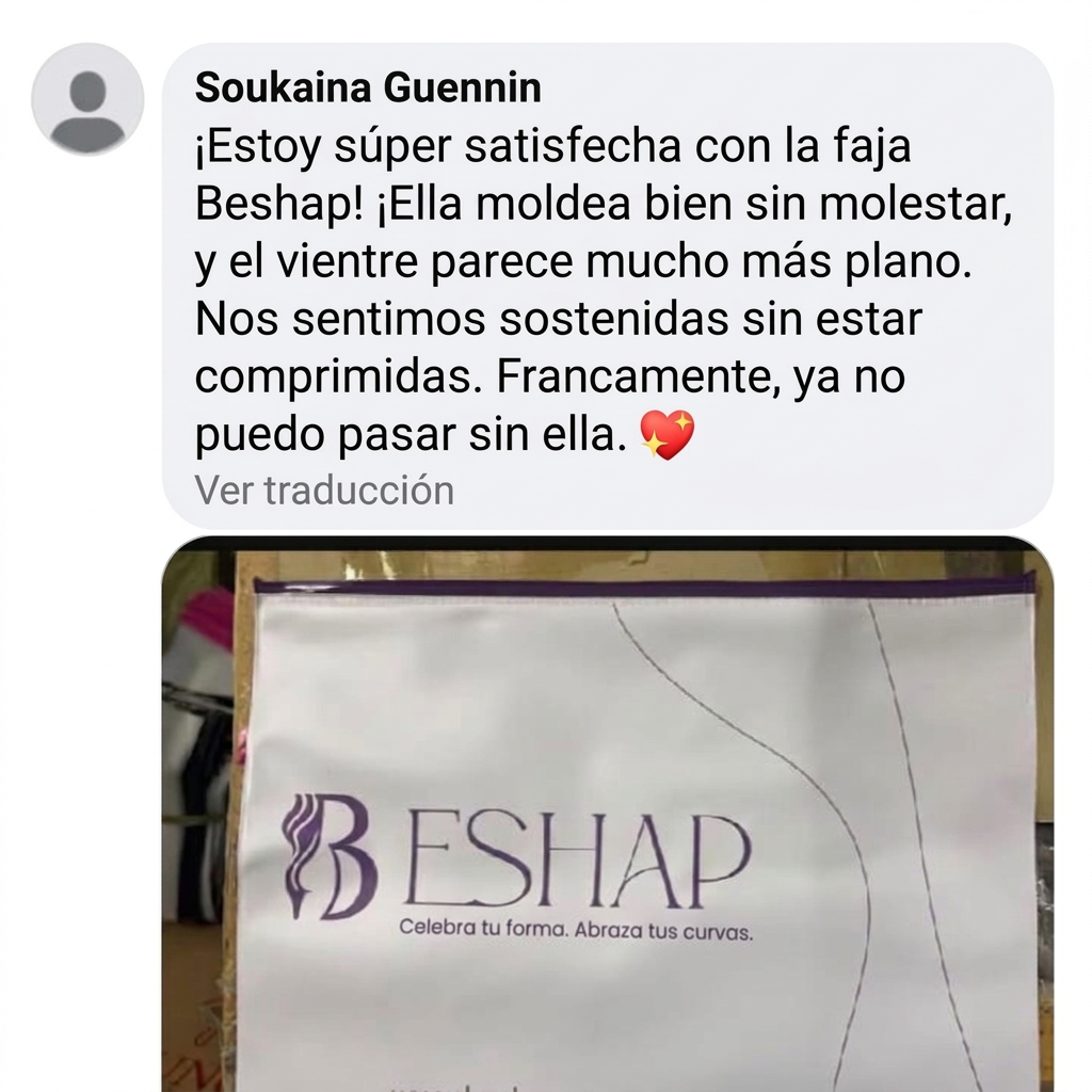 Testimonio original de una clienta Beshap 12